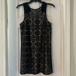 Bleuh Ciel, black lace dress, size small